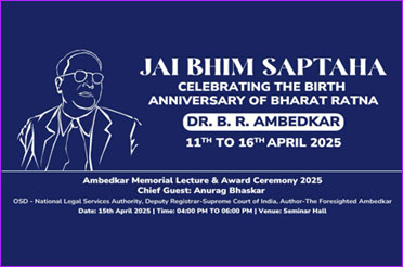 IIT Delhi Celebrates the Legacy of Dr. B.R. Ambedkar with “Jai Bhim Saptah” – A Week of Reflection, Dialogue, and Action